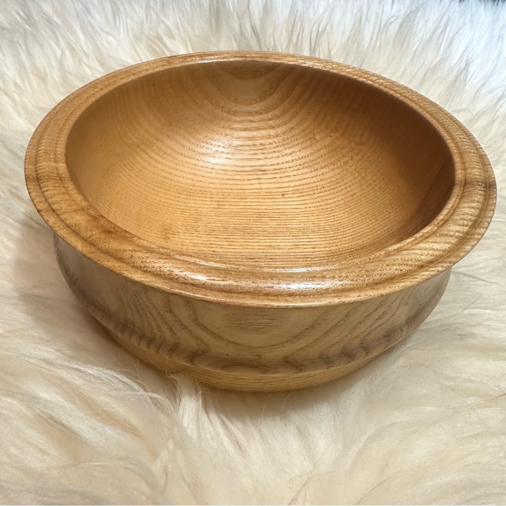 Wooden Ash bowl handmade